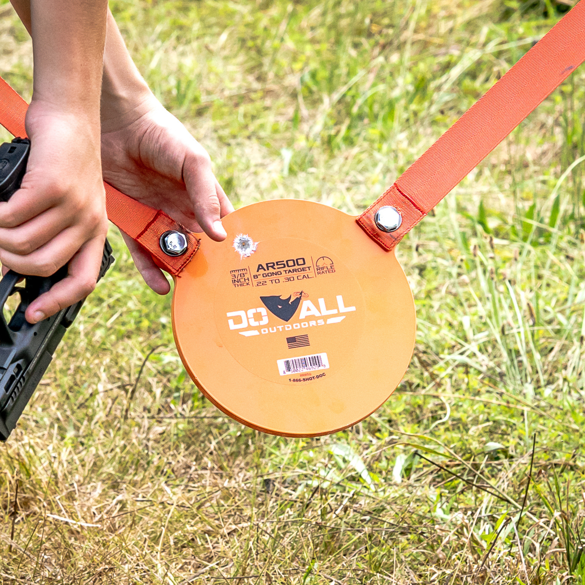 Shell Impact Target High Caliber Targets | Reactive Steel Targets | Impact Seal – Do All ...