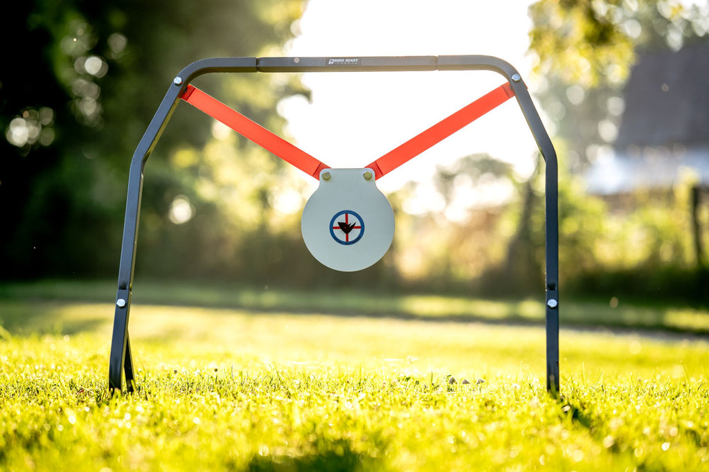 High Caliber Steel Rifle Gong & Stand
